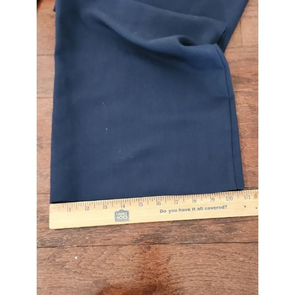 NWT Abercrombie & Fitch High Rise Sloane Tailored Wide Leg Pants, Navy, 30/10L - Picture 10 of 10